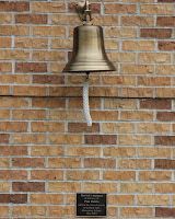 This bell is dedicated in memory of Pam Reinke and her 26   years of service to Cannon Falls Elementary School