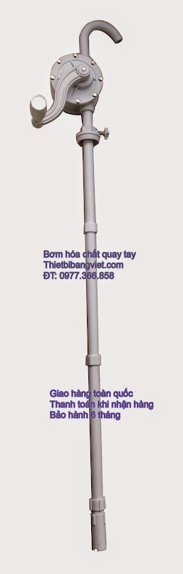 Bơm hóa chất quay tay bảo hành 6 tháng