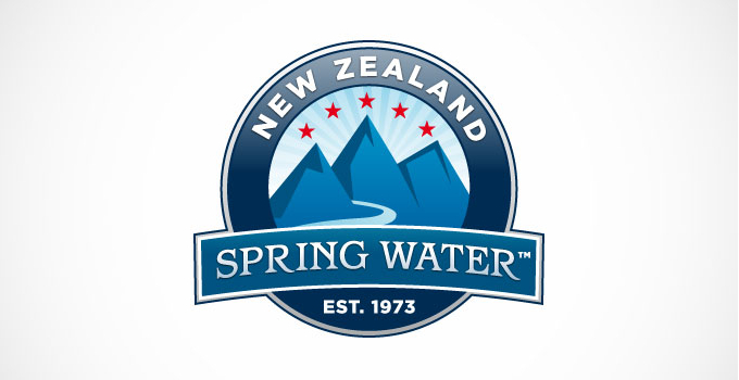 Logo de la société d'eau de source néo-zélandaise