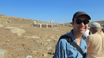 Larry at the Terrace of the Lions, dedicated to Apollo Larry at the Terrace of the Lions, dedicated to Apollo