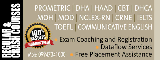 Career Academy (DHA, MOH, HAAD, Prometric Coaching Center in Pathanamthitta)AHA certified BLS, ACLS, Amprayil Buildings,YMCA Jn,T.K.Road., Thiruvalla , Pathanamthitta, Thiruvalla, Kerala 689101, India, English_Language_Class, state KL