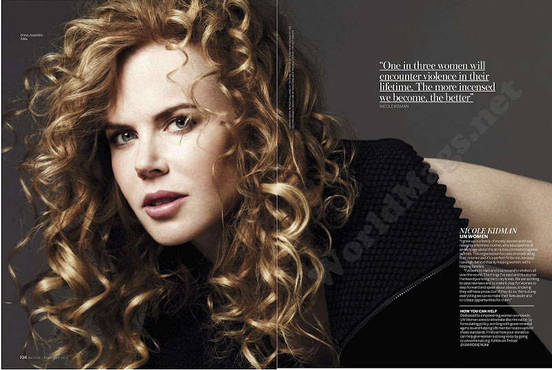Nicole Kidman para InStyle (febrero 2012)