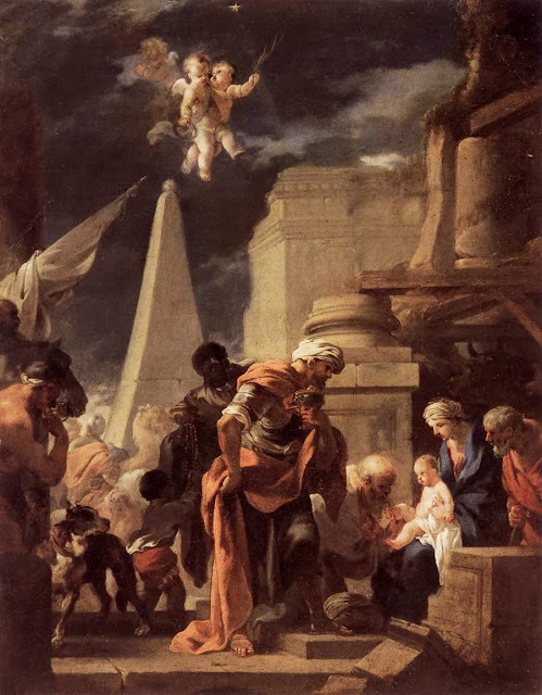 Sébastien Bourdon - Adoration of the Magi