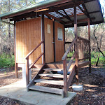 Toilet at Rivermouth camping area