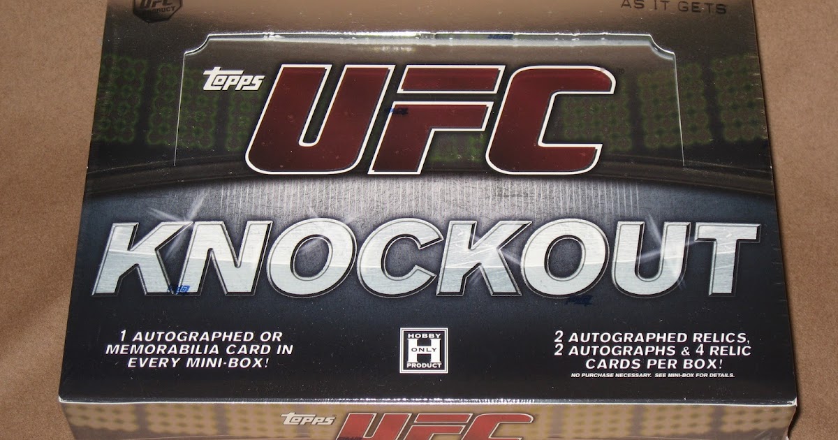 All About Sports Cards Topps UFC Knockout. An All About Cards review.