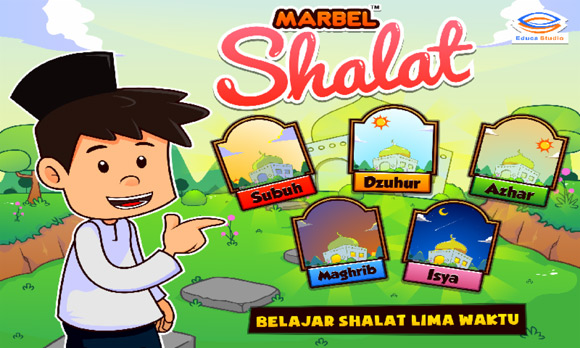 Aplikasi android - Game belajar sholat untuk anak dari Marble Aplikasi android - Game belajar sholat untuk anak dari Marble