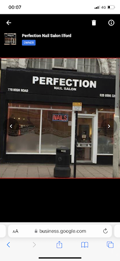 Perfection Nail Salon Ilford logo
