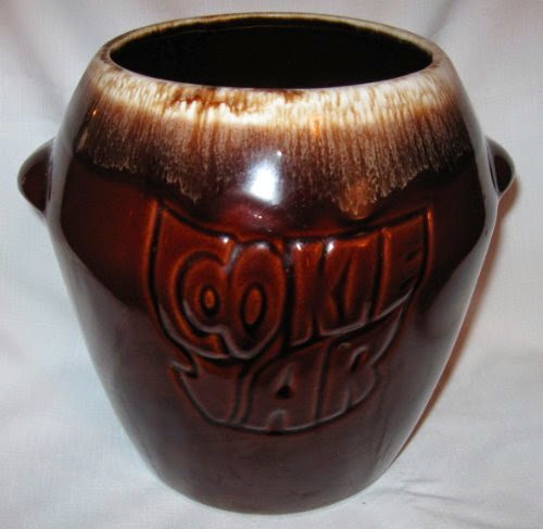  McCoy Pottery Brown Drip Cookie Jar