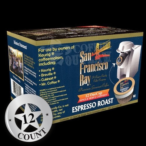 Coffee San Francisco Bay Coffee, Onecup, Esprss, 12-Count 4.65 oz. (Pack of 6) For Sale
