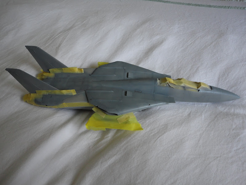 Hasegawa 1:48 F-14A+ Tomcat VF-74 'Bedevilers' (Using PT12, the F-14D CVW-14 kit) FINISHED DSC00779