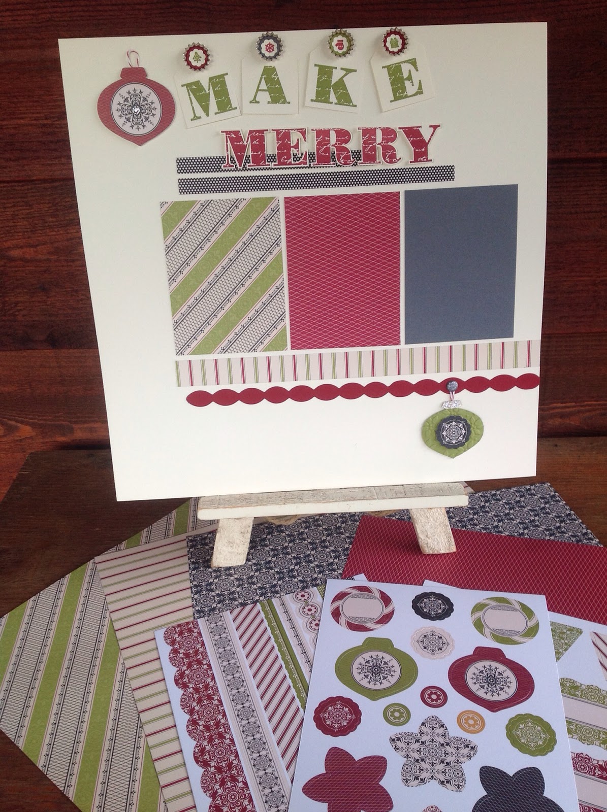 Merry Moments Speedy Scrapbook Class Meg Holland Stampin Up Demonstrator 7411