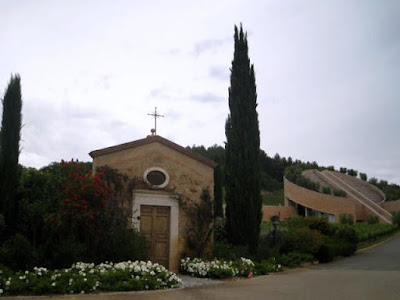Church at the Petra Winery in Tuscany