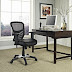  LexMod Articulate Mesh Office Chair with Fully Adjustable Black Vinyl Seat