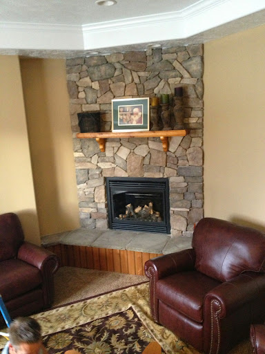 corner fireplace living room ideas