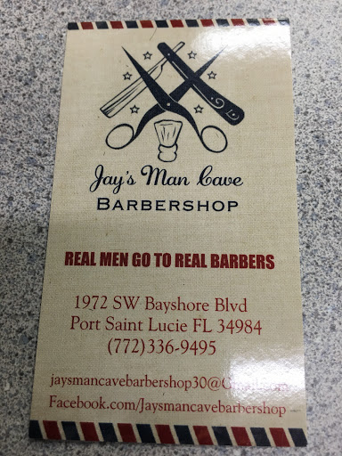 Barber Shop «Jays Man Cave Barbershop», reviews and photos, 1972 SW Bayshore Blvd, Port St Lucie, FL 34984, USA