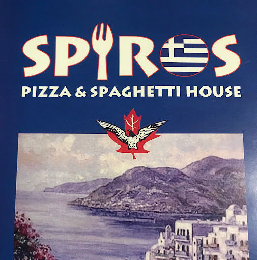 Spiros Pizza on 17th Calgary logo