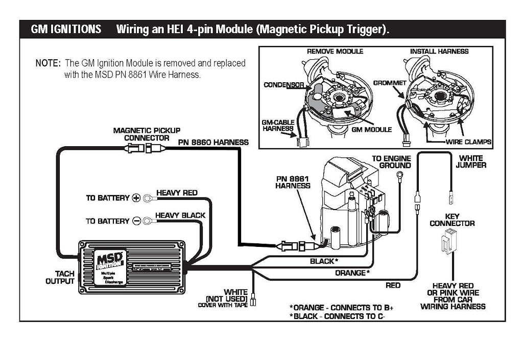 msd wiring jeep gmc sierra maintenance msd ignition coil kit truckin Nos Wiring Diagram msd hei a jpg chevy hei distributor wiring diagram solidfonts 1024 x 673