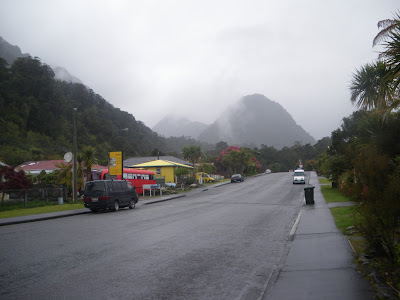 Backpacking in New Zealand: Franz Josef Township