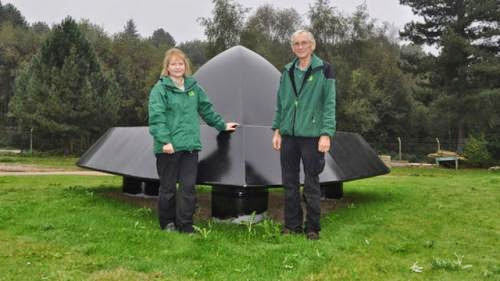 Sculpture Being Installed To Mark Rendlesham Ufo Incident