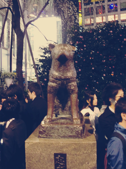 Hachiko statue at Shibuya Station