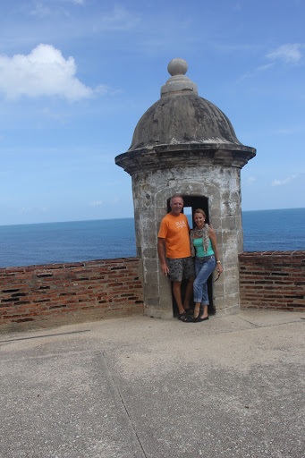 Look out posts in Old San Juan