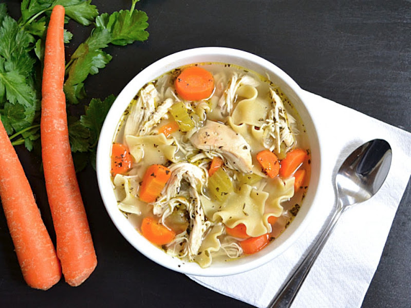 Chicken Noodle Soup from scratch