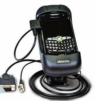  8350i Cradle for the Blackberry for use with AdvanceTec AT6556A car kit
