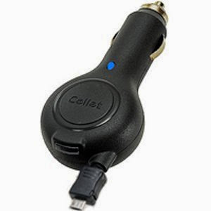  Cellet Retractable Car Charger for Samsung Rugby II