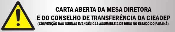 CARTA ABERTA ~ Blog do Pastor Ival Teodoro da Silva