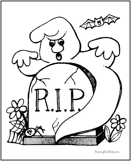 Raising Our Kids Halloween Coloring Pages