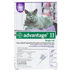  Bayer Advantage II, Cat, over 9 lbs, 4pk