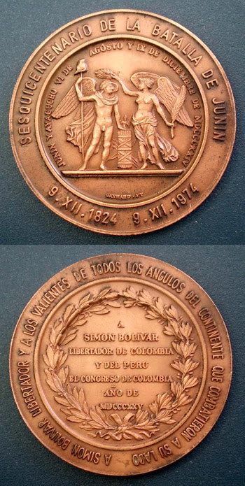 Algunas Medallas de Simón Bolívar Bolivar3