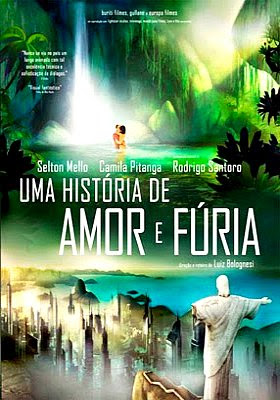 Filme Poster Uma História de Amor e Fúria DVDRip XviD & RMVB Nacional