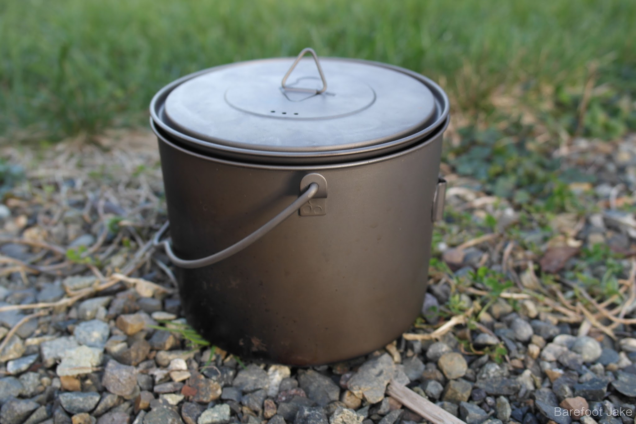 backpacking stove in pot