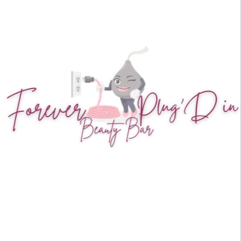 Forever Plug'D in Beauty Bar logo
