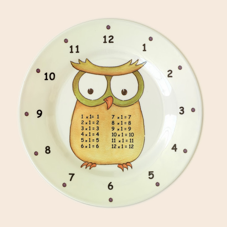Set of Early Years Times Table Plates