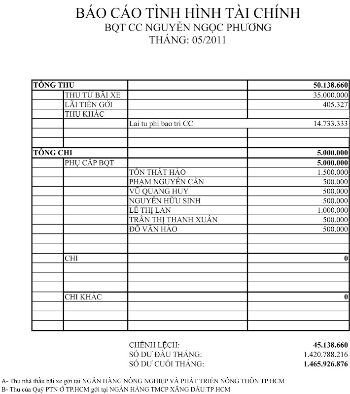 Báo cáo tình hình tài chính (từ tháng 01 đến tháng 12 năm 2011) BCTC%252520CCNNP%25252005