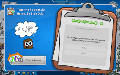 Club Penguin: Online Safety Quiz