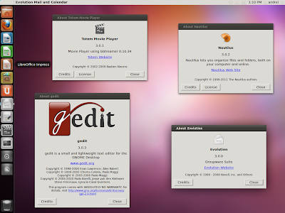 Unity Ubuntu 11.10 Oneiric Ocelot screenshot