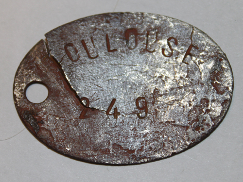 France - plaque militaire - FLOUREUSSE  Edouard  Classe 1918 IMG_3627