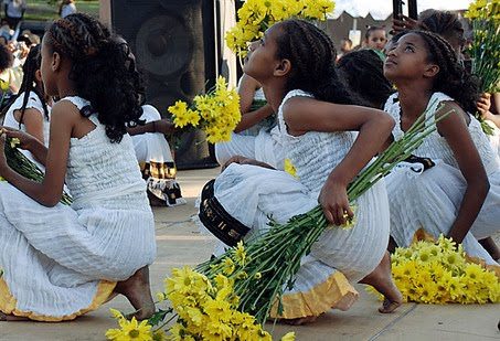 Enkutatash Ge'ez Etiopia Nuevo Año Celebración Fiesta