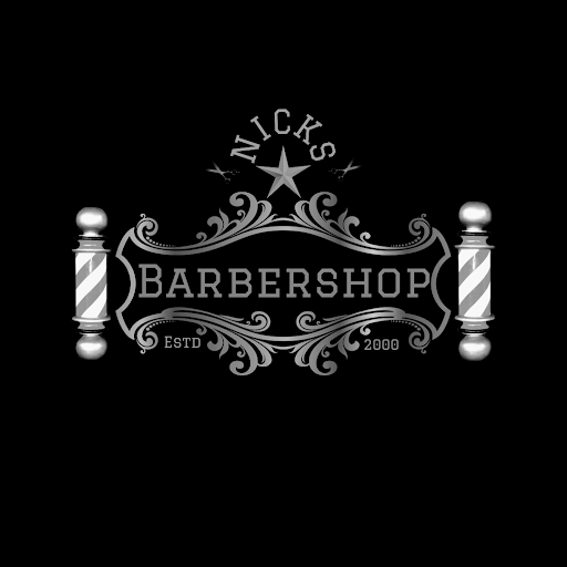 Nicks barber shop logo