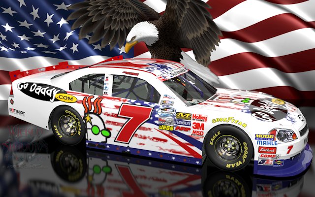 Danica Patrick NASCAR Unites Patriotic Wallpaper