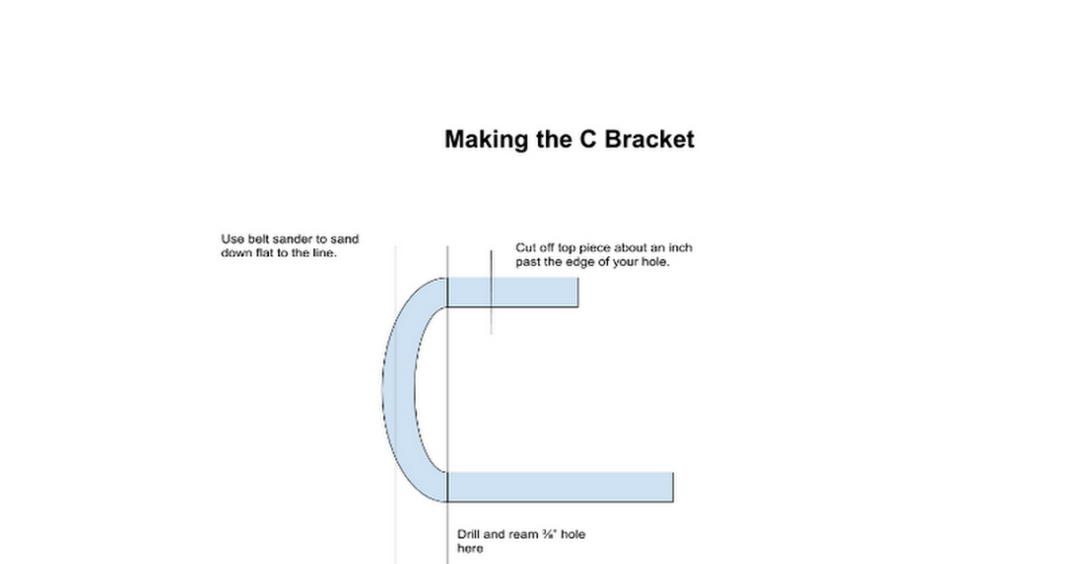 Making the C Bracket Google Docs