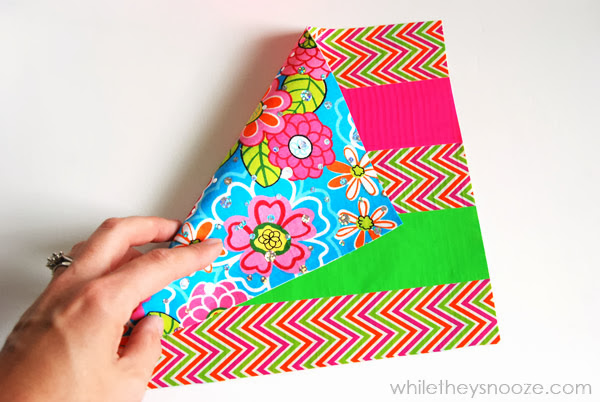 While They Snooze: How to Make a Duck Tape Pencil Case
