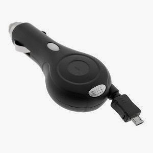 Retractable Car Charger for Motorola Brute i680