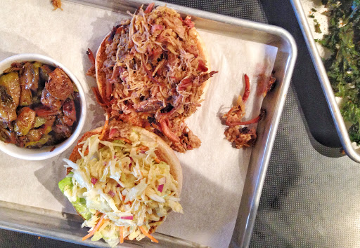 Barbecue Restaurant «The Improper Pig», reviews and photos, 110 S Sharon Amity Rd, Charlotte, NC 28211, USA