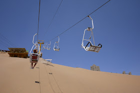 chair lift at Shapotou in Ningxia