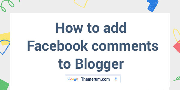 How to add facebook comments to blogger gemamy