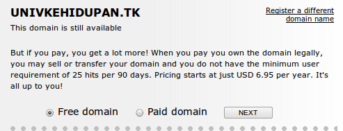 Upgrade Domain Blogspot ke [dot]TK 3